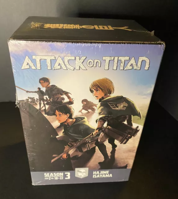 Attack on Titan Season 1 Part 2 Manga Box Set by Hajime Isayama, Paperback