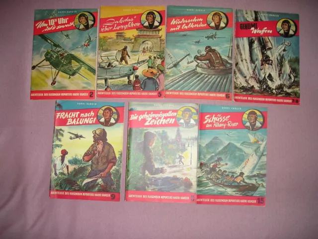 DDR Groschenromane- 1955Abenteuer des fliegenden Reporters Harri Kander Sehr Gut