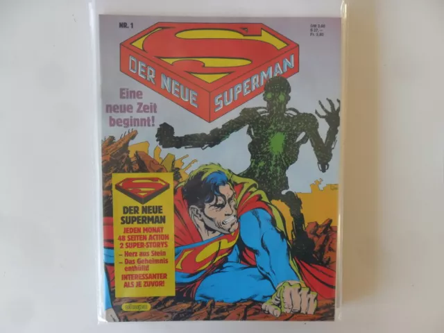 Ehapa - Der Neue Superman - Nr. 1-3 1987 + 1-9 1988 - Zustand: 1, 1 Heft = 1-
