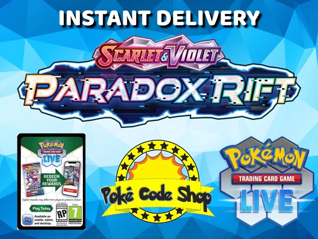 qr codes for pokemon trading card game online Code Gamerholic 50 X PARADOX RIFT Live