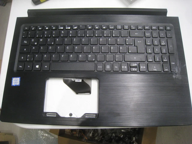 Housse De Repose-poignets Supérieure Avec Clavier Pour Acer Aspire A315-51 - Noir - Neuf - Réf. 6B.GNPN7.028