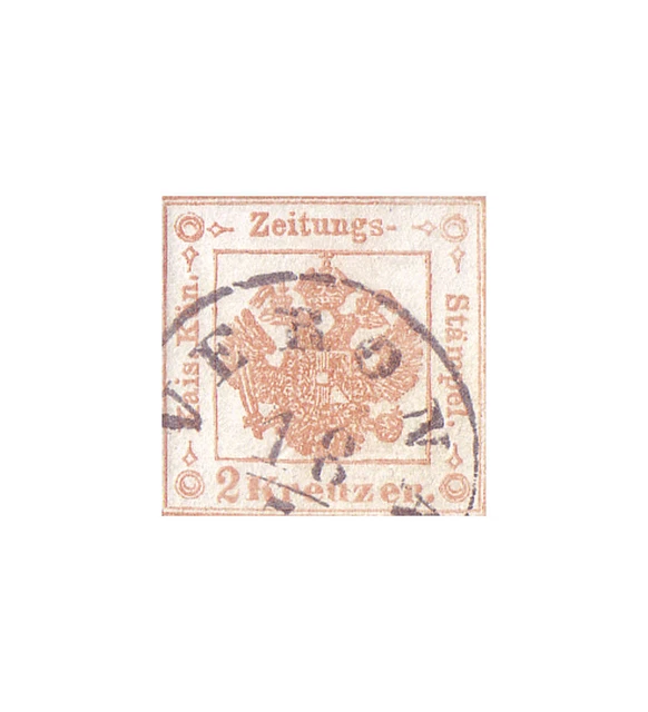Österreich Lombardei/Venetien Zeitungsmarke Nr. 2 gestempelt