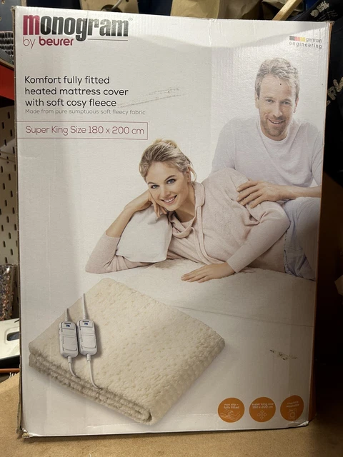 REPLACEMENT MONOGRAM BY Beurer Komfort Fitted Heated Blanket Super King Size 29.99 PicClick UK