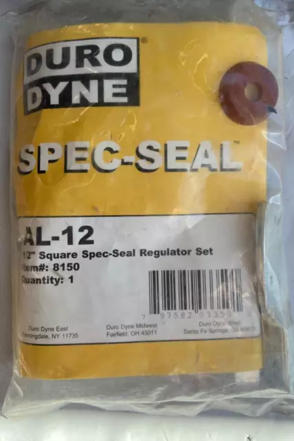 Duro Dyne Al-12 Item #8150 - 1/2" Spec-Seal Damper Regulator - New - FREE Ship