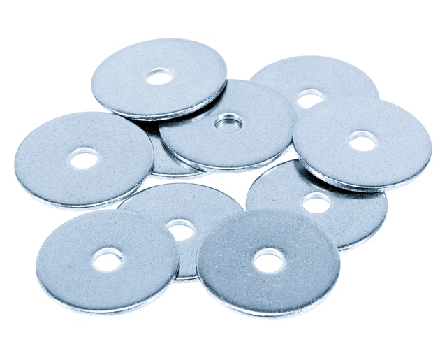 Karosseriescheiben M6 Edelstahl A2 - 20 Stück Kotflügelscheiben 6,4x50mm Für Fahrzeugbau