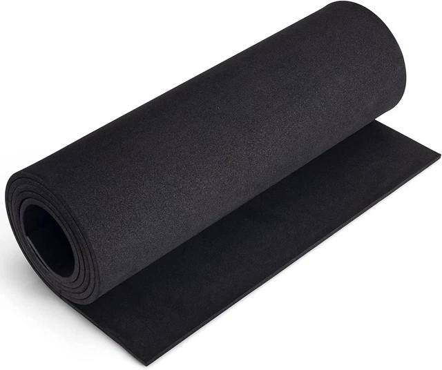 BLACK FOAM SHEETS Roll, Premium Cosplay Large EVA Foam Sheet 13.9" x 59