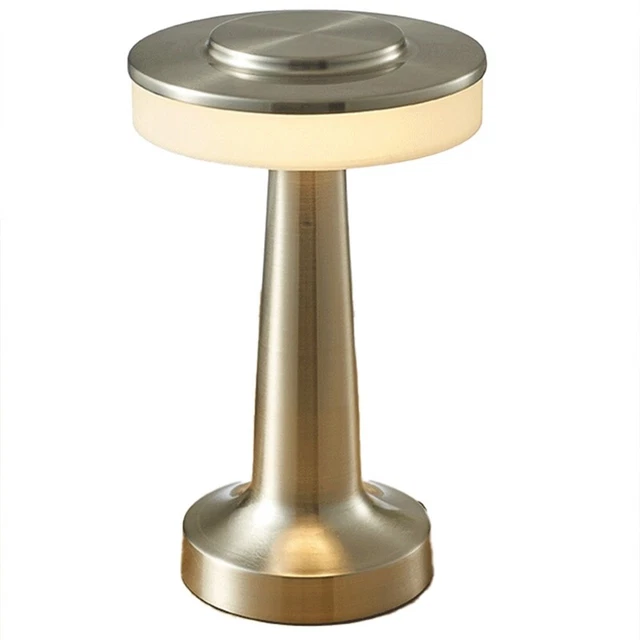 LED Rechargeable Table Lamp Dining Table Bar Table Lamp Outdoor Small Night G1O6