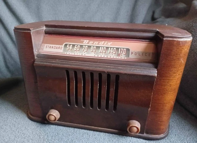 Stunning Vintage 1940s Bendix Aviation Corporation Tube Police Scanner!