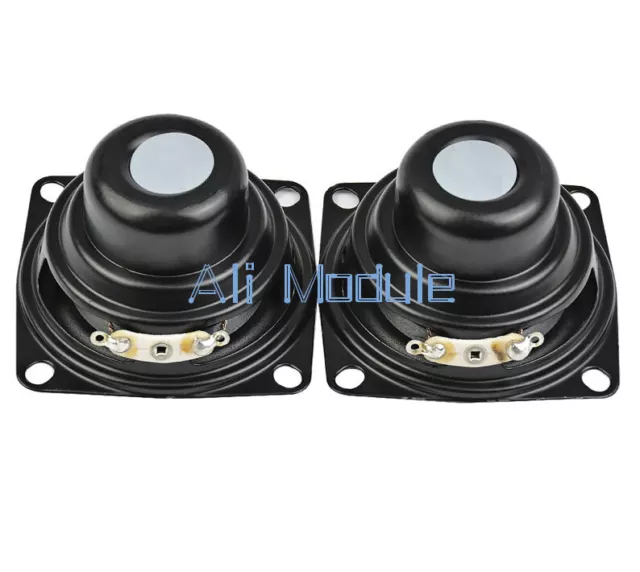 2Pcs 53MM 10W 4Ohm Audio Speaker Full Range Speakers Bass Multimedia Loudspeaker
