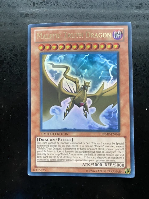 Yu-Gi-Oh! TCG Malefic Truth Dragon Shonen Jump Magazine Promotional Cards...