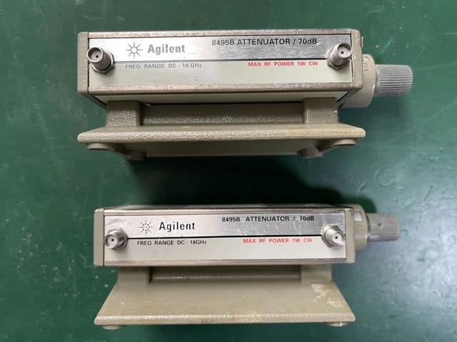 HP AGILENT 8495B Step Attenuator 0-18GHz , 0-70dB , 10dB steps $1,273. ...