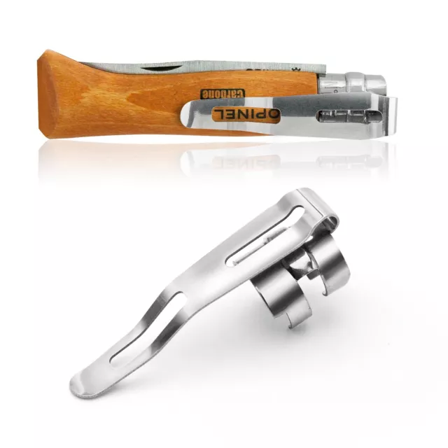 O-Clip. Removable Pocket Clip for #7 Opinel® Knife