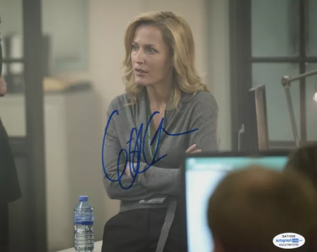 Gillian Anderson X-Files Autographed Signed 8x10 Photo COA