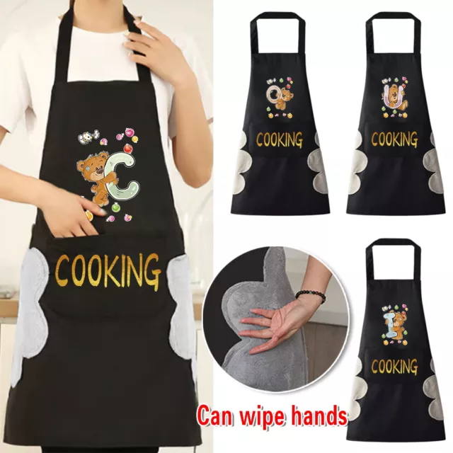 Plain Apron with Front Pocket for Chefs Butchers Kitchen Cooking Craft Baking