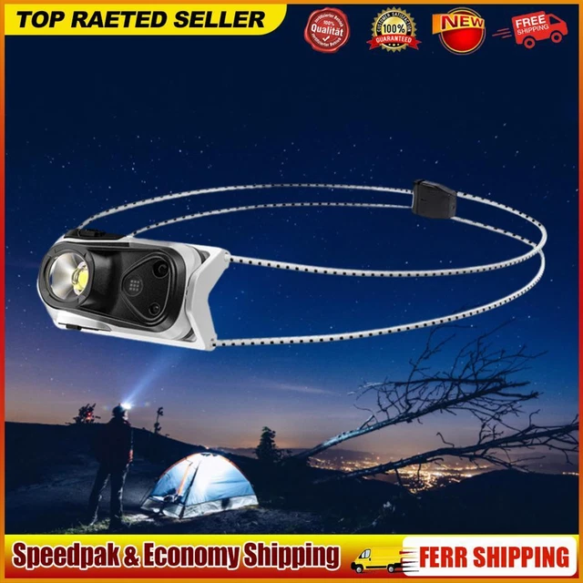 Wiederaufladbare Stirnlampe 4 Modi XPG-Stirnlampe für Notfälle im Freien (weiß)