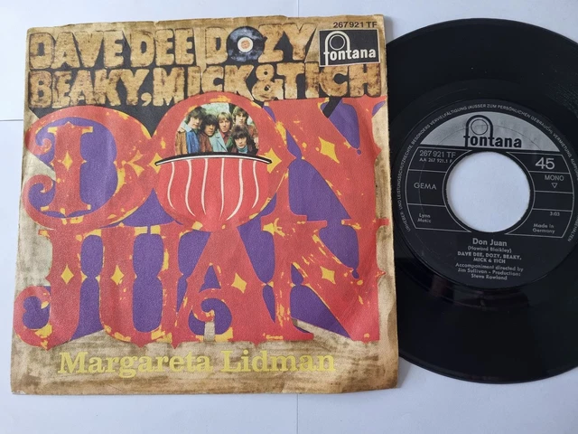 DAVE DEE, DOZY, Beaky, Mick & Tich - Don Juan 7'' Vinyl Germany EUR 7 ...