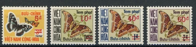 Vietnam Süd 21-24 postfrisch Portomarken Schmetterlinge #GK055