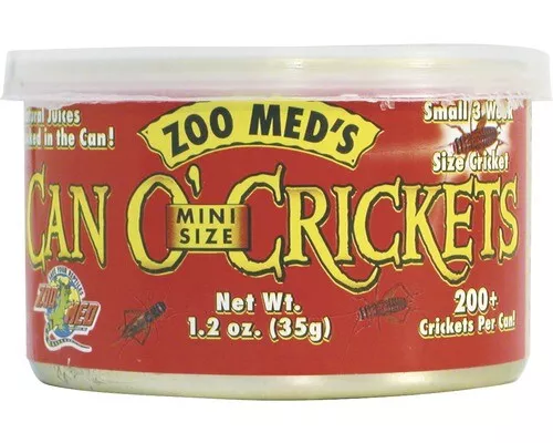 Konservierte Grillen ZOO MED Can O' Crickets Mini Size (200/can) 35 g