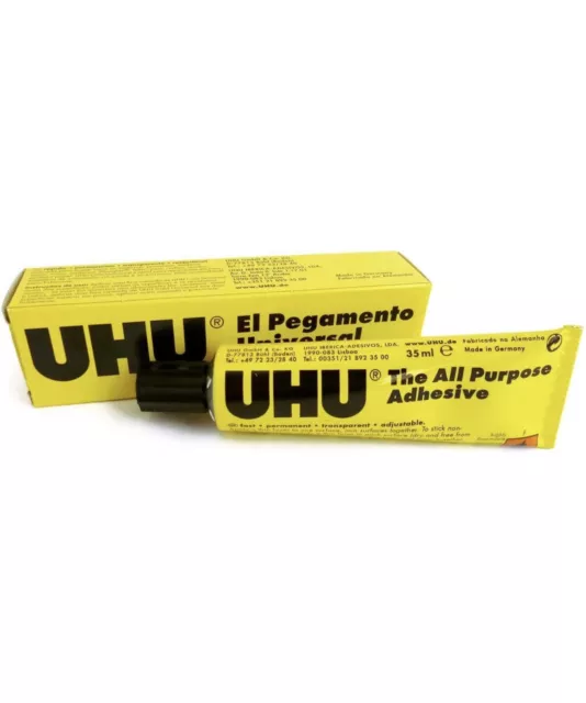 10 Tubes x 35ML UHU The All Purpose Adhesive 2