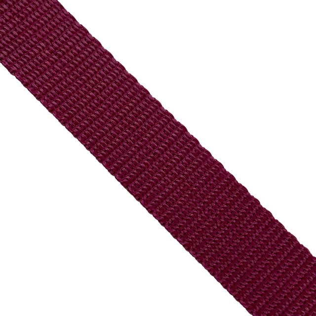 Polypropylen Gurtband burgund 25 mm - pro Meter