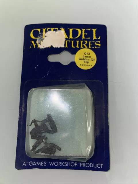T Warhammer Fantasy Citadel Miniatures Blister New C13 Lesser Goblins 60 Ceip V3