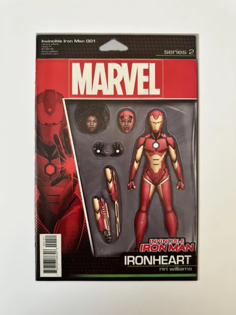 Invincible Iron Man #1 Action Figure Variant Cover 2015 MARVEL COMICS