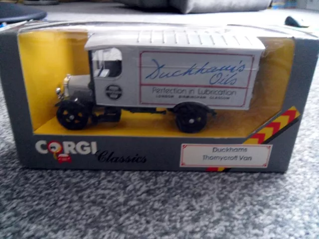 Corgi - Thornycroft Van - Duckhams Oil - Diecast