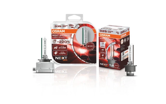 2X OSRAM D1S D2S D3S D4S W5W NIGHT BREAKER LASER COOL BLUE Xenon ...