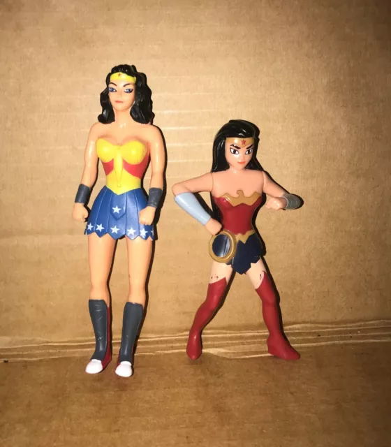 DC Comics Bendable Poseable Figure Wonder Woman + Burger King Wonder Woman