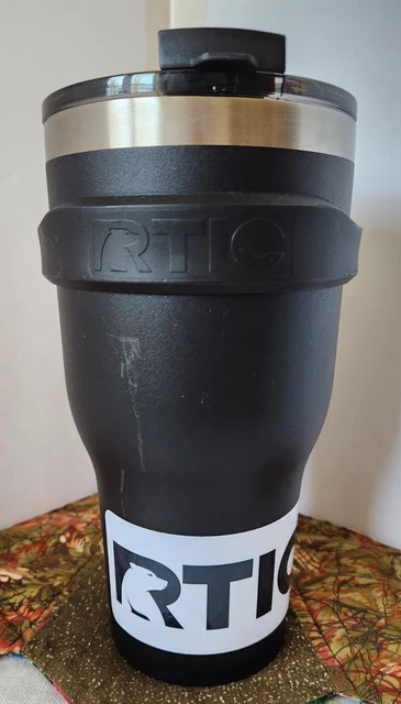 RTIC Travel Mug w/ Handle Hot Cold Double Wall  Insulated  Matte Black