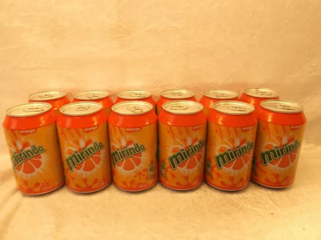 12 x 330 ml Mirinda Orange Soft Drink,