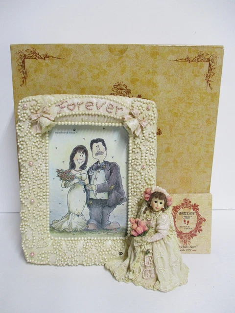 Boyds Yesterdays Child Tiffany...Forever Wedding Picture Frame 1st Ed.....T3