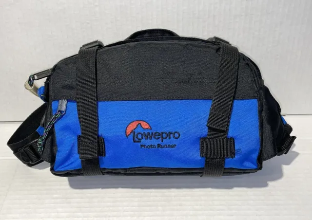 Lowepro Photo Runner Camera Bag Waist Belt Bag 11x7x5 Adjustable Padded Blue