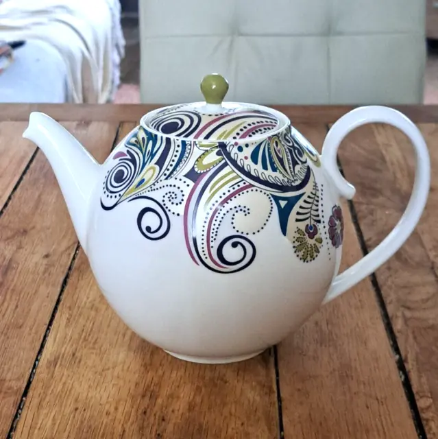 Denby Monsoon Cosmic Tea Pot With Lid. New