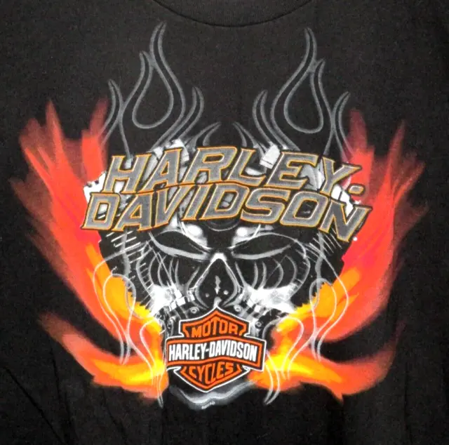 Barnett Harley-Davidson EL PASO Texas Graphic Men's Black Muscle Shirt 2XL