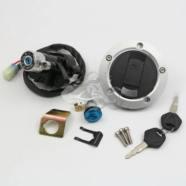 IGNITION SWITCH FUEL Gas Cap Lock Key Set Fit GSXR600/750/1000 0515 K6