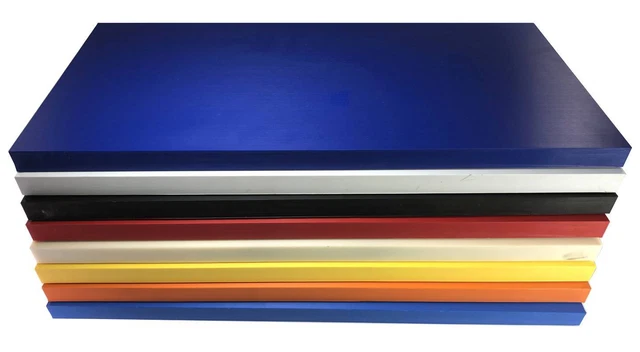 ABS Plastic Bar Stock - choose your color - 1" x 12" x 24" for Machining