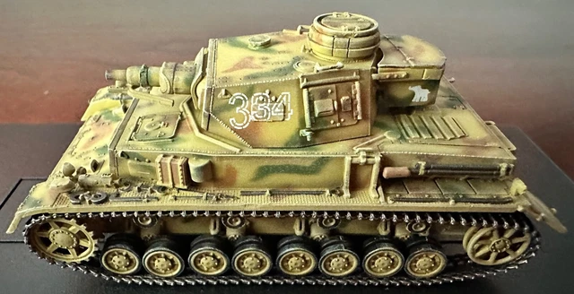 Dragon Armor | 1:72 Scale Military Diecast | Pz.Kpfw.IV Ausf.H w/Schürzen 3.Pz.Div., Ukraine 1943