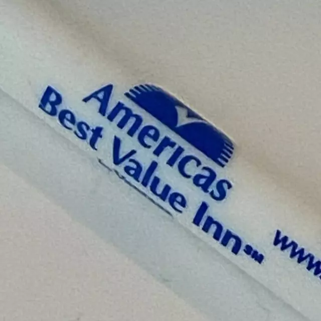 Americas Best Value Inn Pen Advertising Stick Ballpoint by Vantage Hotel Motel 2