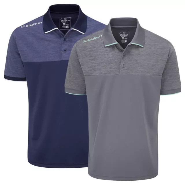 Stuburt Hommes Shipley Respirant Wicking Été Golf Polo