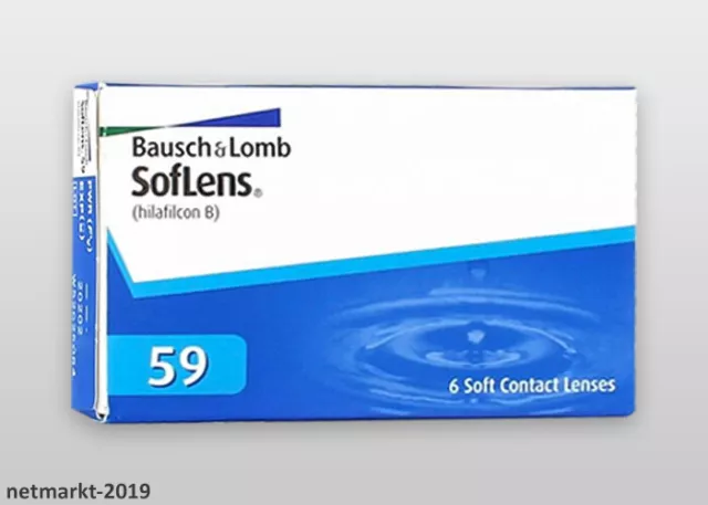 Bausch&Lomb Kontaktlinsen Soflens 59 1x6 Stück - plus und minus Werte