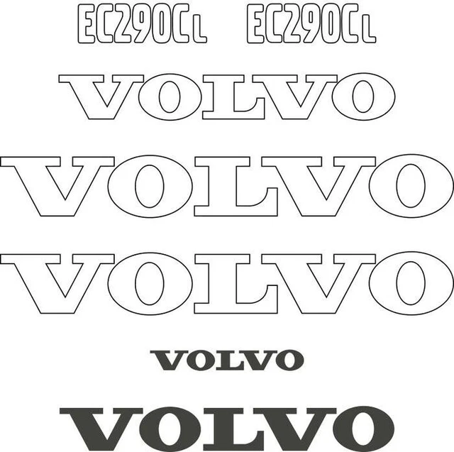 Decal Sticker Set CAT 301.8C Mini Digger Excavator Decal Set