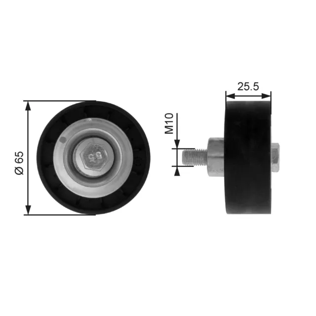 Galet Enrouleur (Courroie D'accessoire) Fiat Bravo Ii 1.9 D Multijet