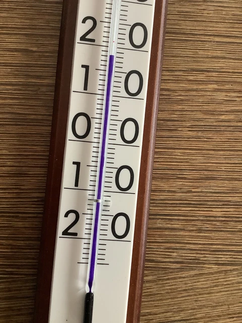 Termometro Da Parete In Legno 380 Mm - Con Regole Della Cucina, Per Interni, Precisione +/-1°C - Foto 11