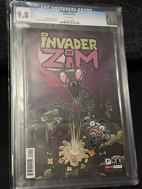 INVADER ZIM #1A & #1B Both CGC 9.8. Two Book Lot
