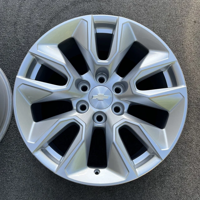 20 INCH WHEEL/RIM Chevrolet Silverado 1500 20192023 Oem Genuine Silver