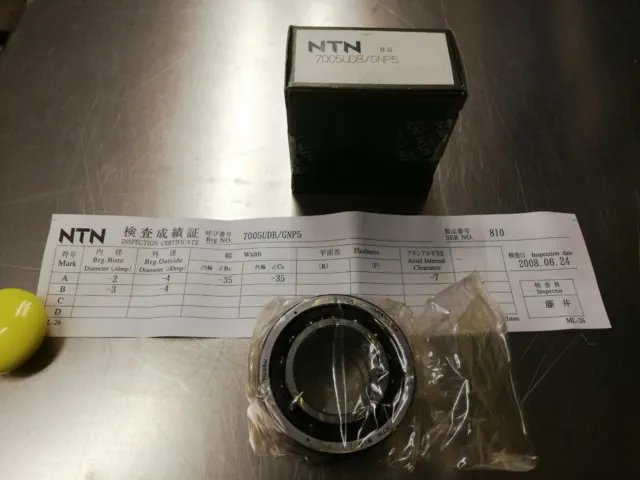 NTN Super précision bearing (set of 2) 7005UDB/GNP5