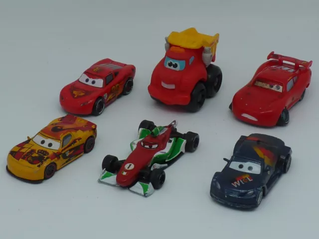 Lot De Figurines Pvc Plastiques Voitures Disney Cars