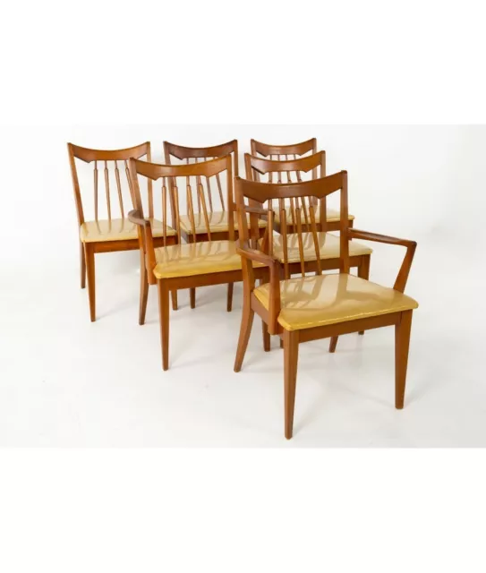 Mid Century Walnut Dining Chairs - Set of 6