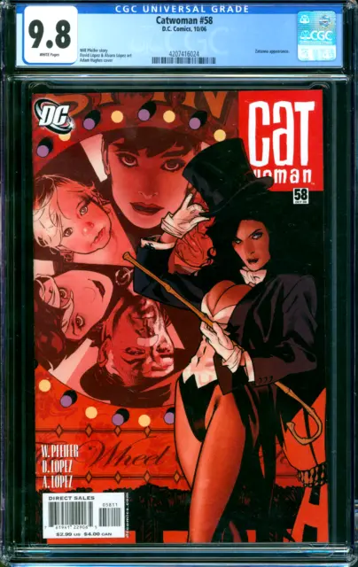 Catwoman #58 Adam Hughes Cover DC Comics 2006 CGC 9.8